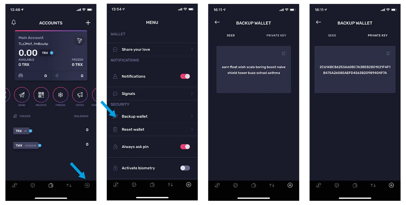 TronWallet에서 비트코인 및 TRX 토큰 스왑 기능 사용법 | by TronWallet Support | Medium