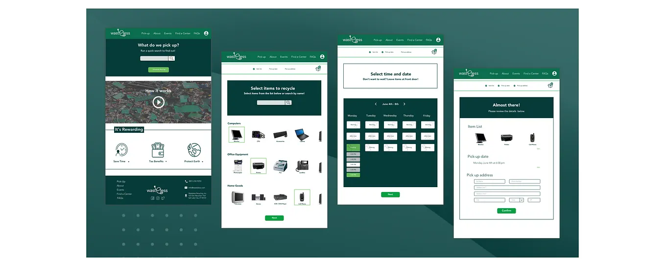 UX Case Study: Wasteless — Electronics Recycling