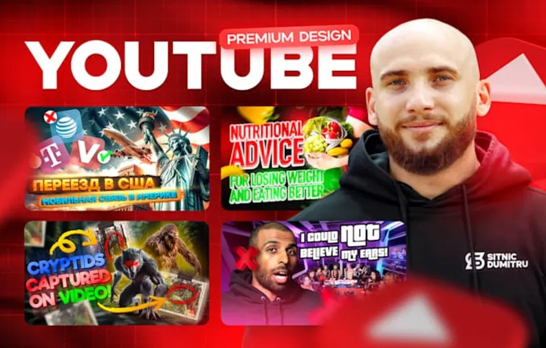 “Eye-Catching & Modern YouTube Thumbnails to Boost Views!”