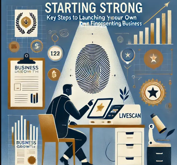 Starting Strong — Key Steps To Launching Your Own Fingerprinting Business