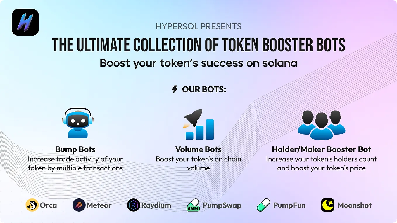 Best Bump and Volume Bot for Moonshot(by Dexscreener) Tokens | by HyperSOL  | Medium