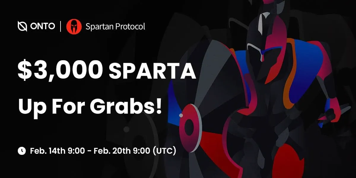 ONTO and Spartan Protocol Team Up For a Staking Campaign with $3,000 up for Grabs!