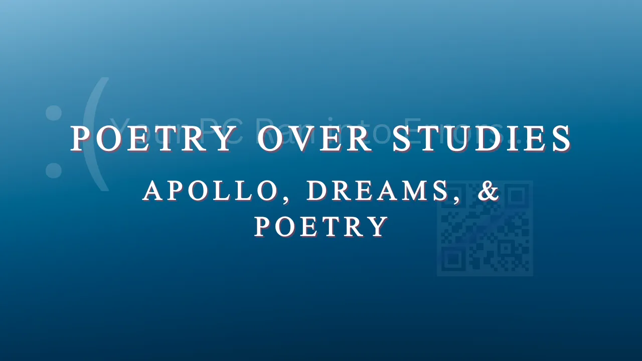 Poetry Over Studies