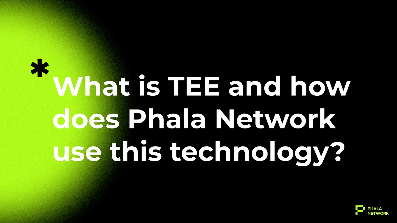 What is TEE and how does Phala Network uses this technology?⛓