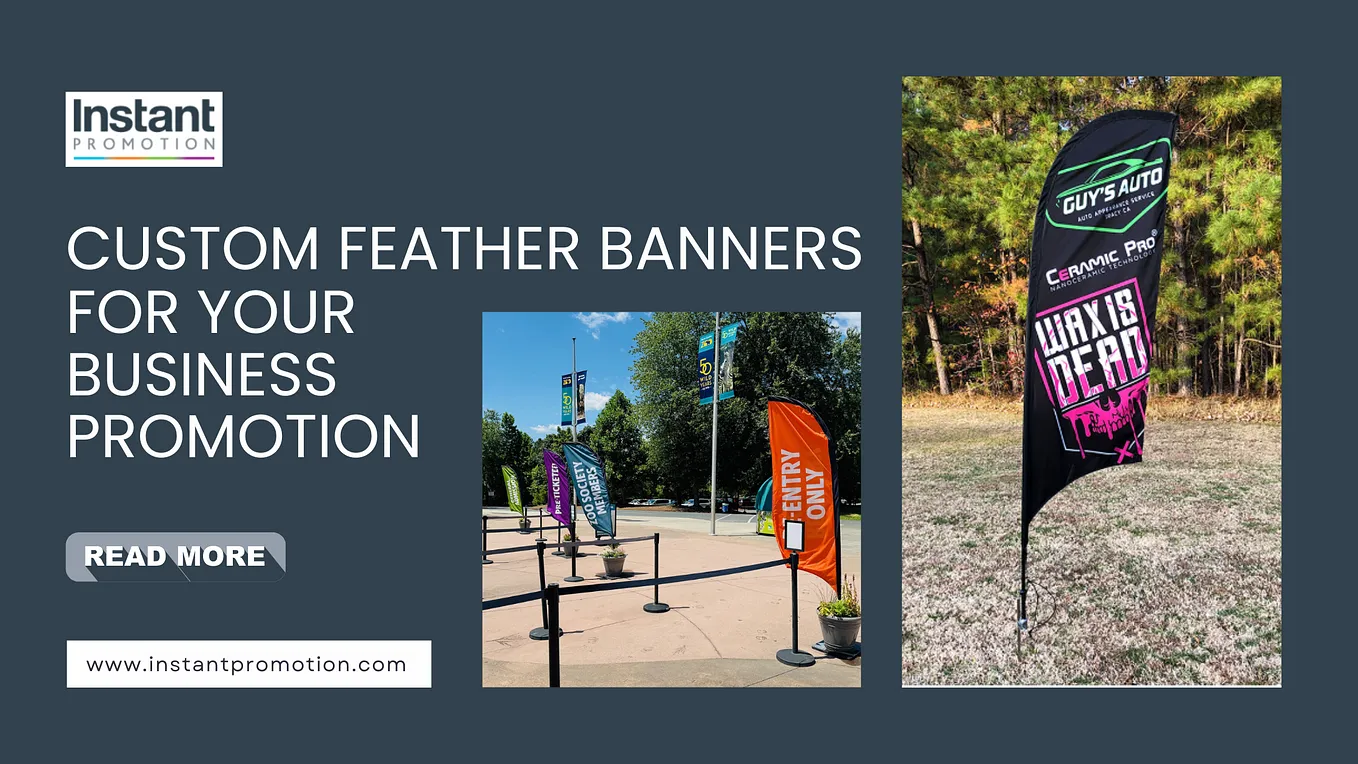 Custom Feather Banners for Your Business Promotion