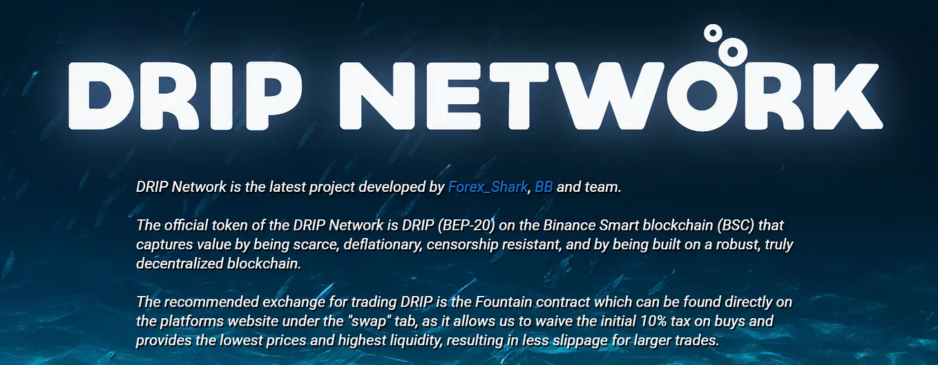 Status of DRIP after 7 months