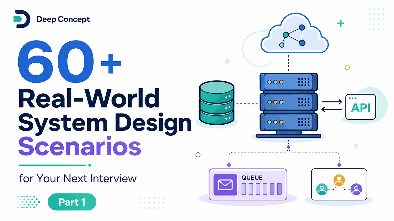 60+ Real-World System Design Scenarios to Prepare for Your Next Interview (Part 1)