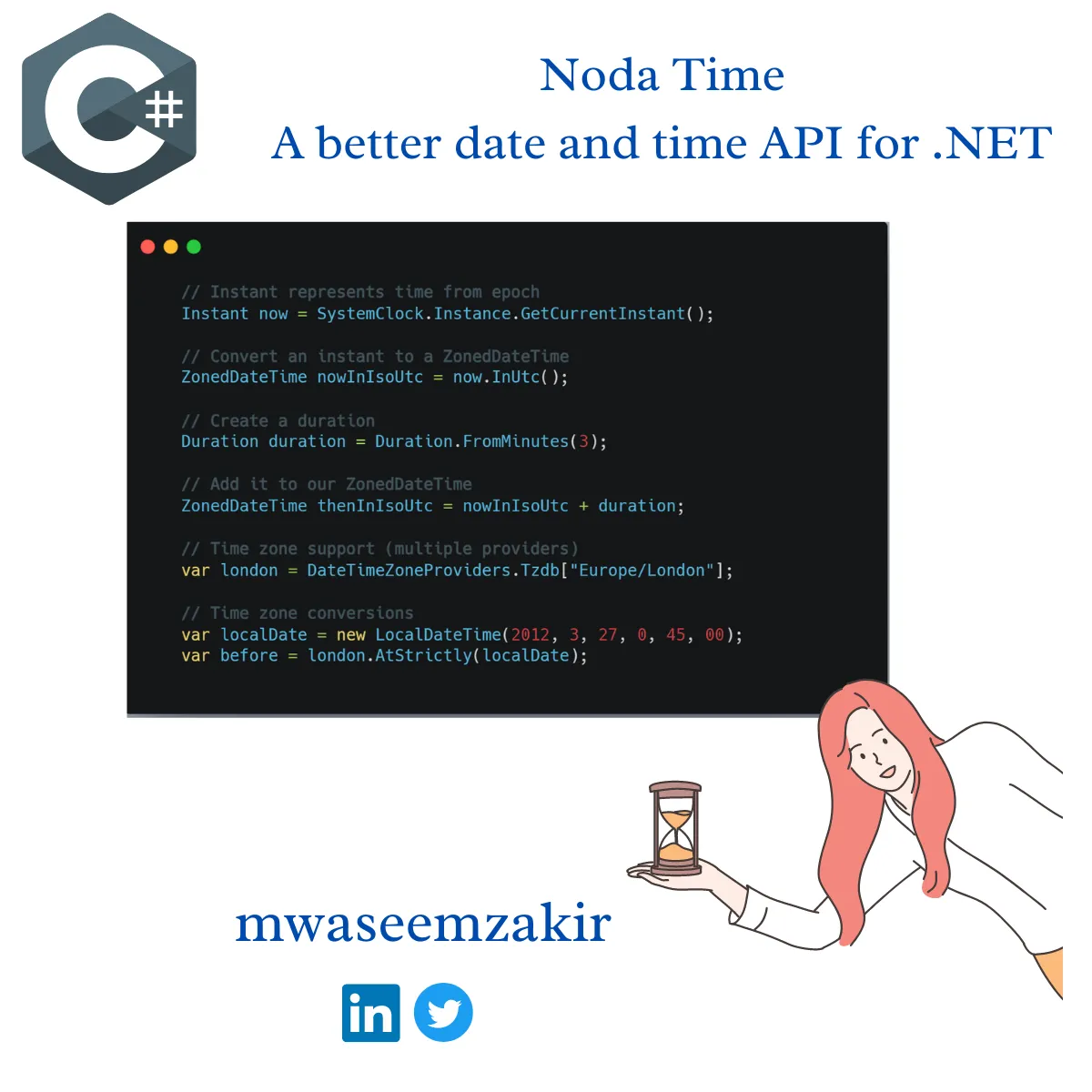 Pro EP 27 : NodaTime a better date and time API for .NET