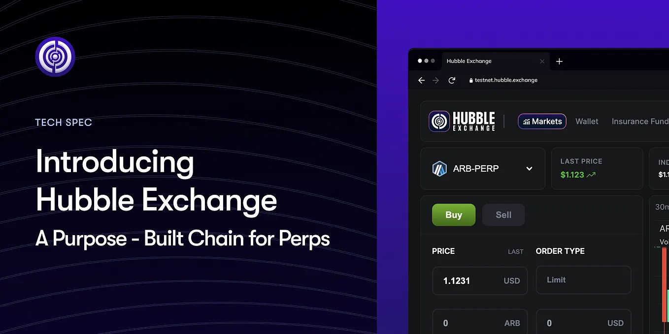 Introducing Hubble Exchange: a Purpose-Built Chain for Perps