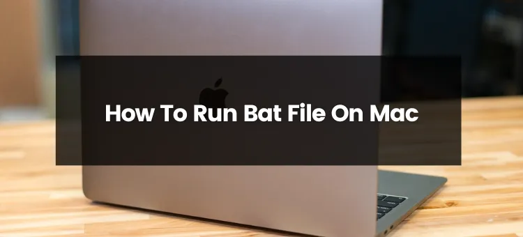 How Can A Bat File Be Run On A Mac?