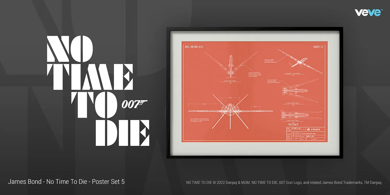 James Bond 007 — No Time To Die — Posters S5