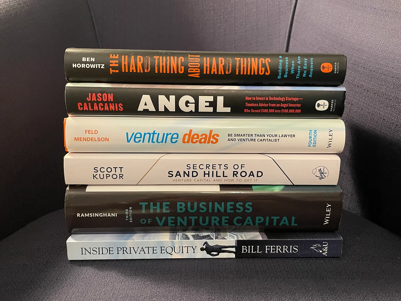 The books I read when I started Venture Capital investing