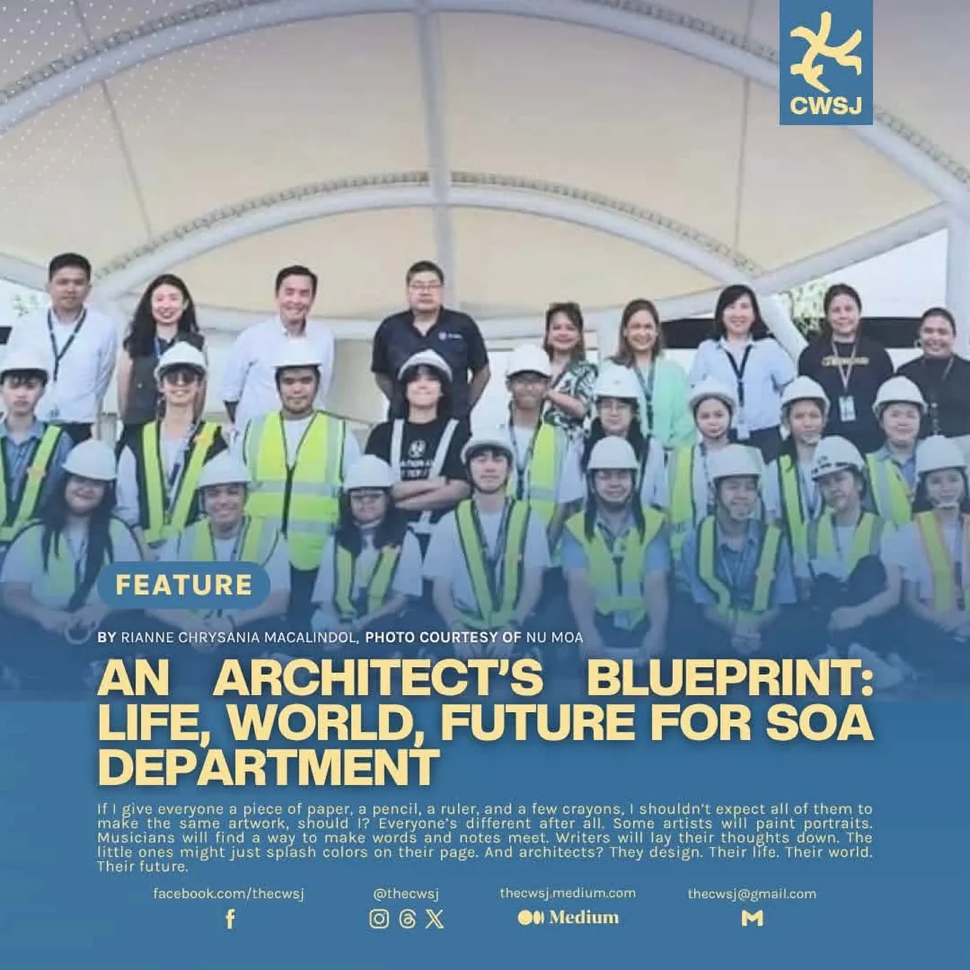 FEATURE | AN ARCHITECT’S BLUEPRINT: LIFE, WORLD, FUTURE