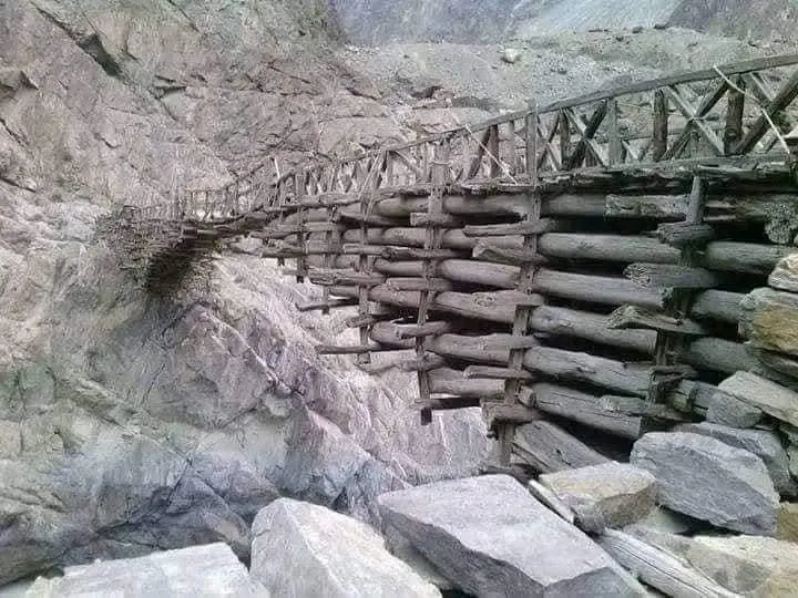 A unique masterpiece of historical architectural style bridge on Shivok river in Chhorbat Naim…