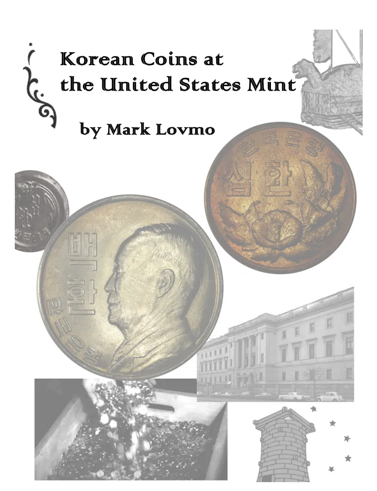 Korean Coins at the United States Mint -Free online article