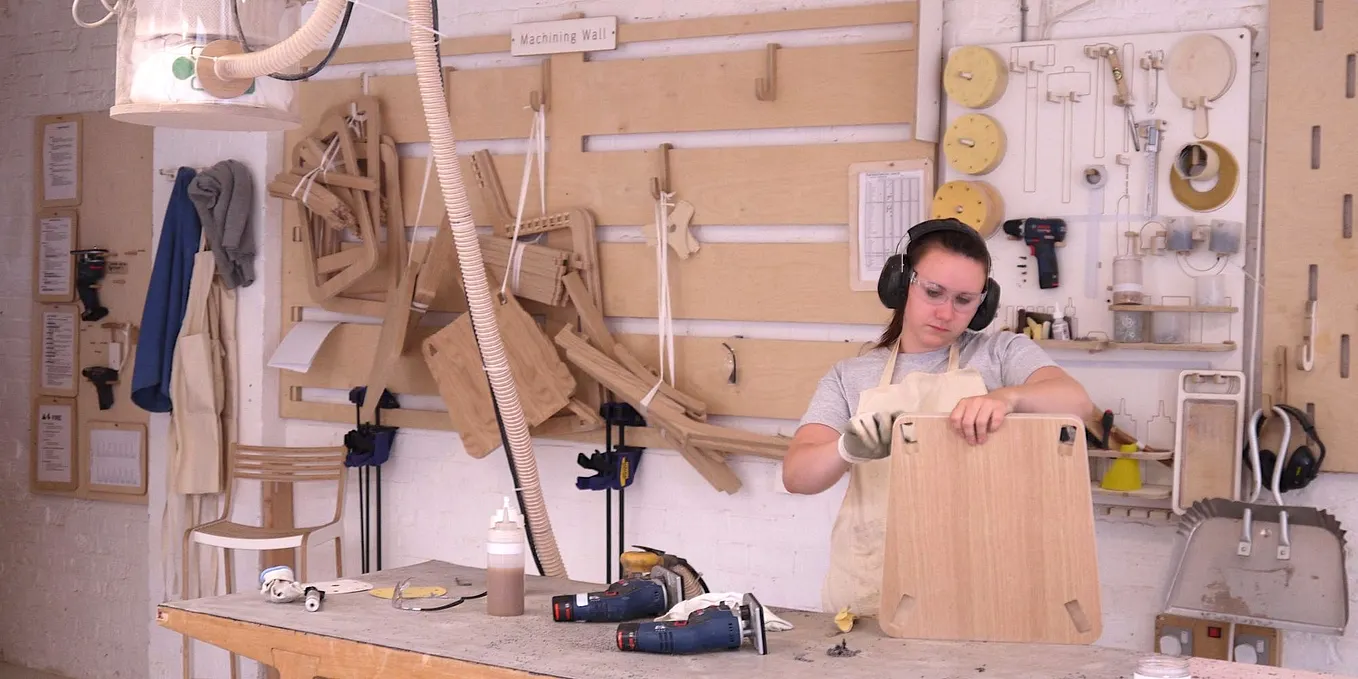The fabcity on the pioneer side, visit of the furniture workshop Unto This Last