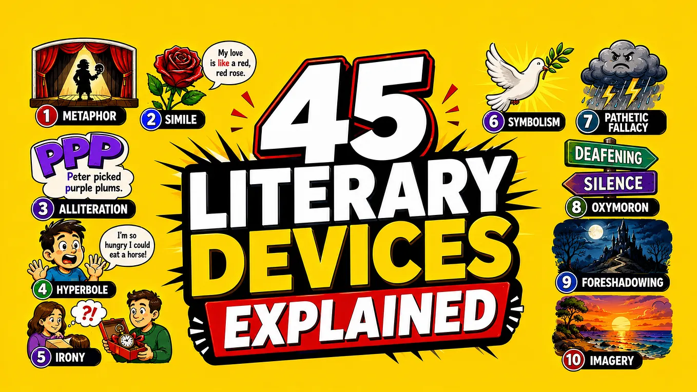 45 Literary Devices and How Writers Use Them