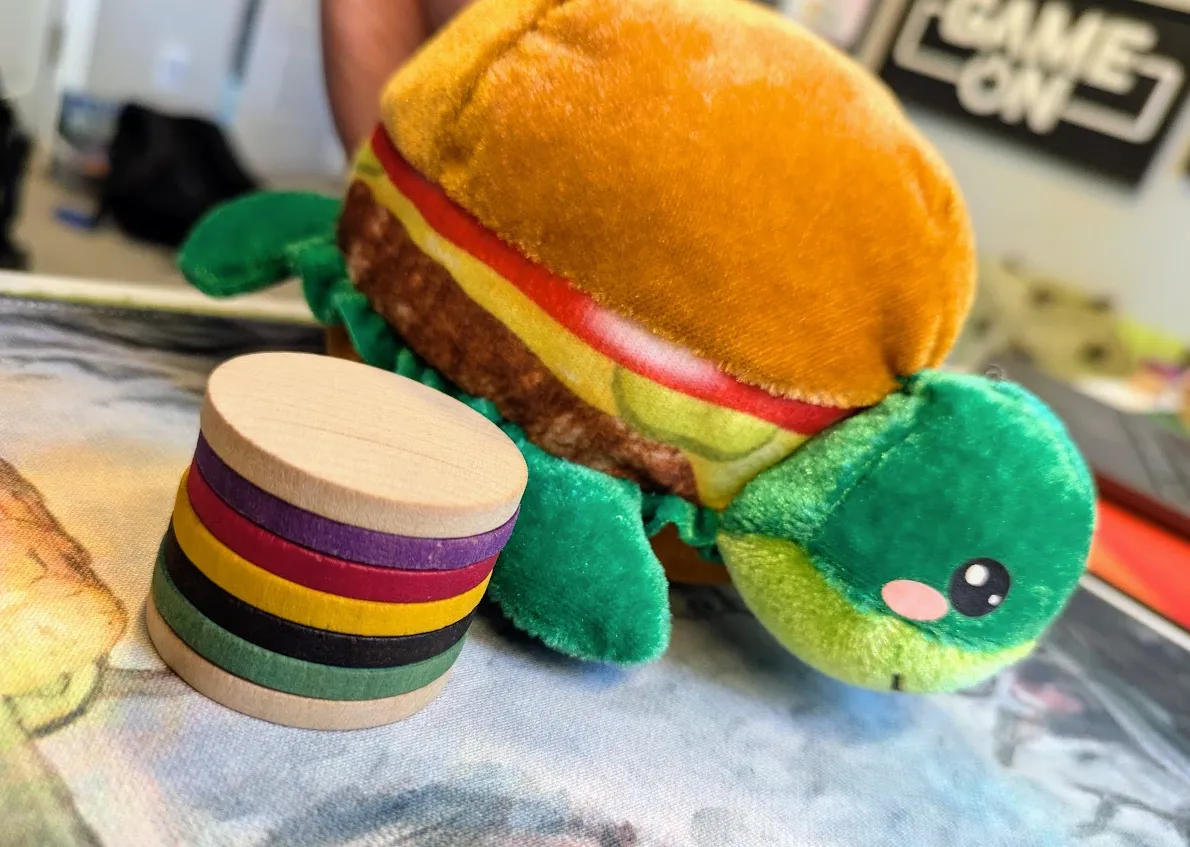 Prototyping: Coloring wooden discs using dye