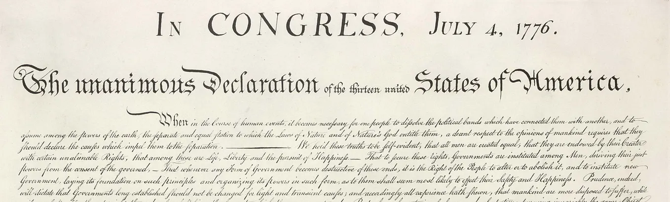 Memorizing the Declaration of Independence