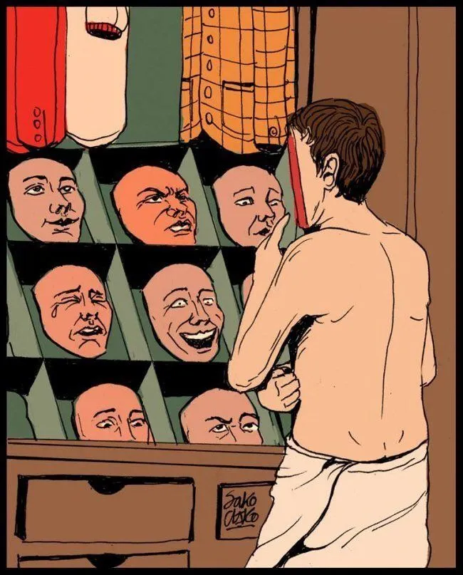 the interlude — the joke.