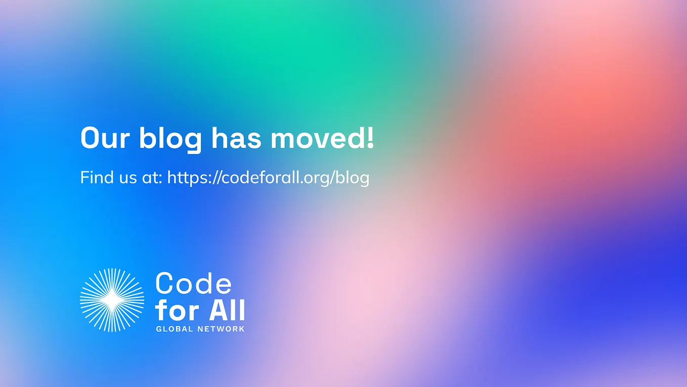 Coding For Disaster Relief. How two Code for All partners are… | by D.C ...