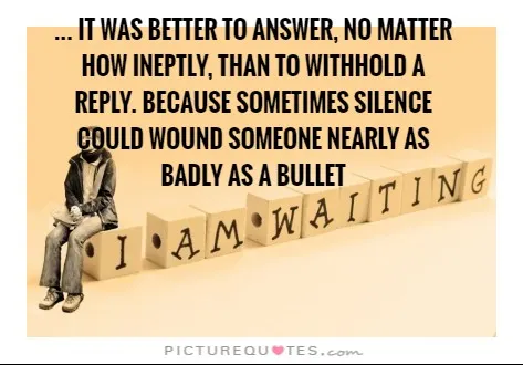 No Answer Is Never Ok