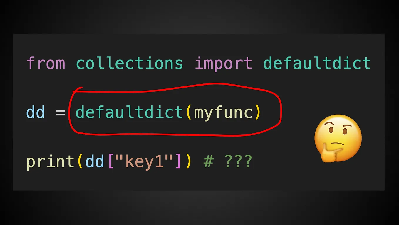 Default Dicts In Python And Why We Use Them In 30 Seconds
