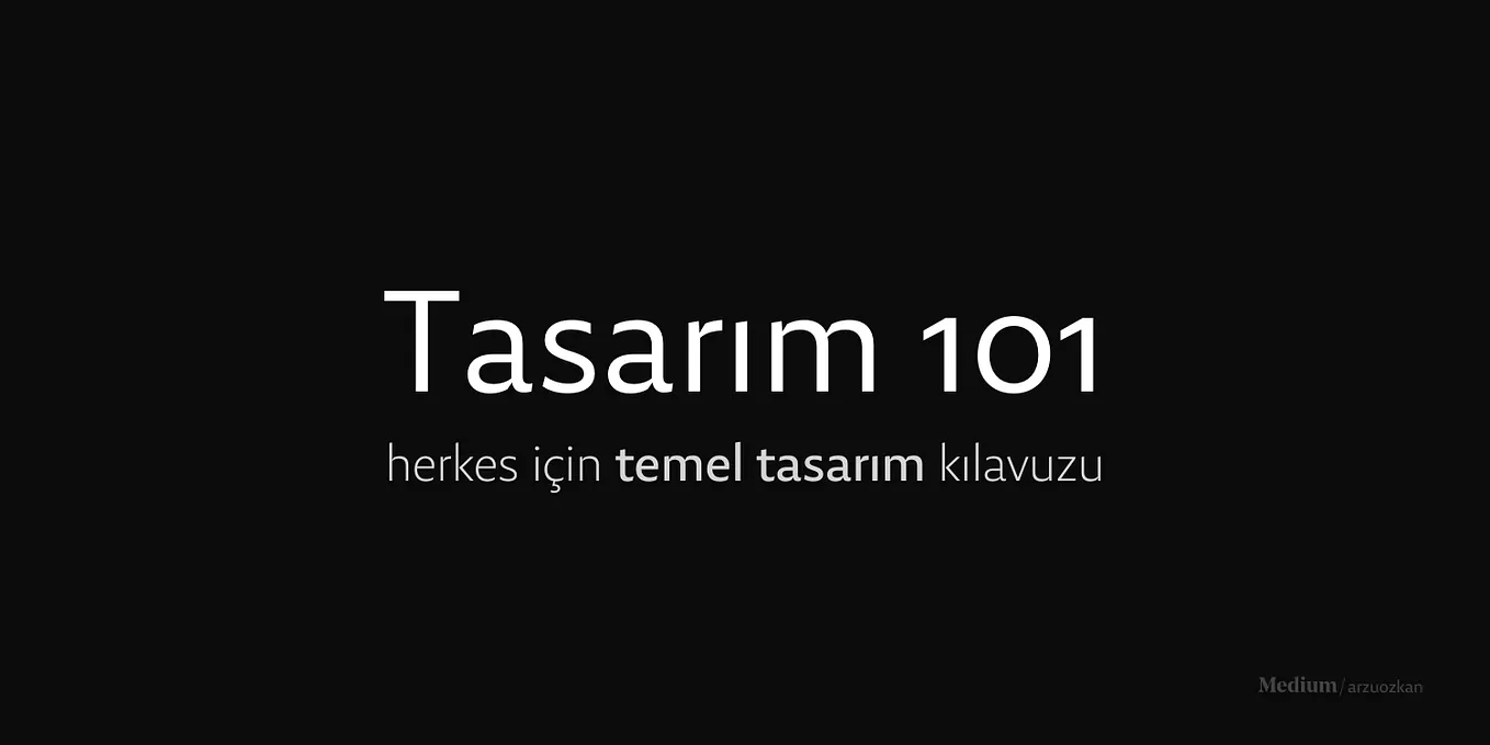temel tasarım kılavuzu