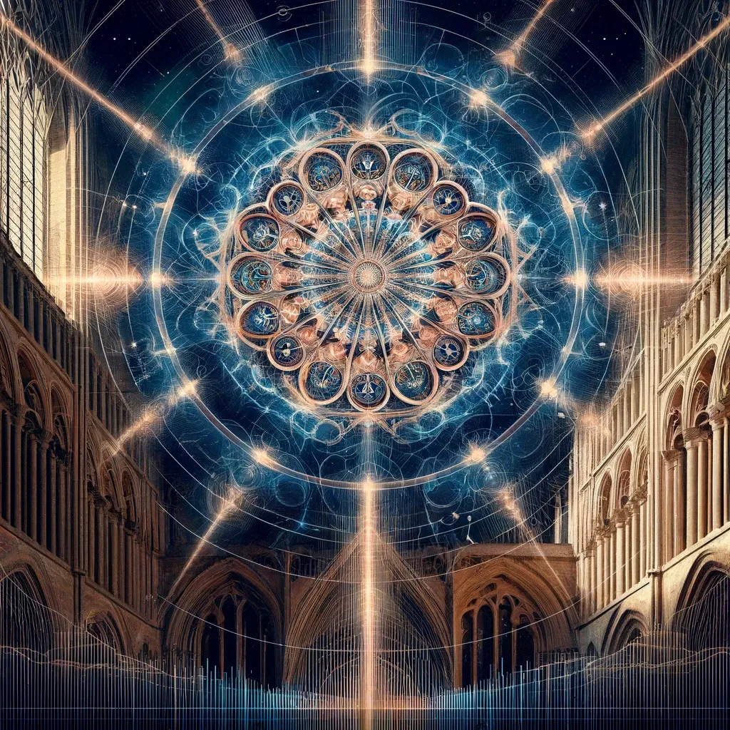 The Enigmatic Rose Window of Chartres Cathedral: A Portal to Cosmic Harmony via Cymatics