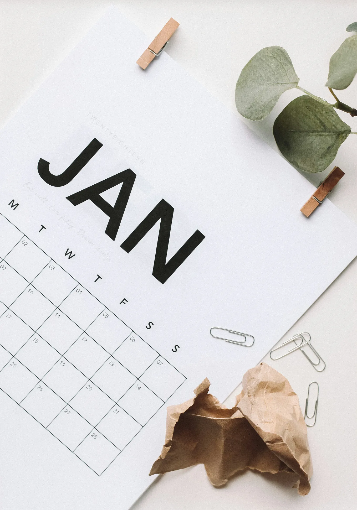 Planning: A Simple System for Your Yearly Calendar