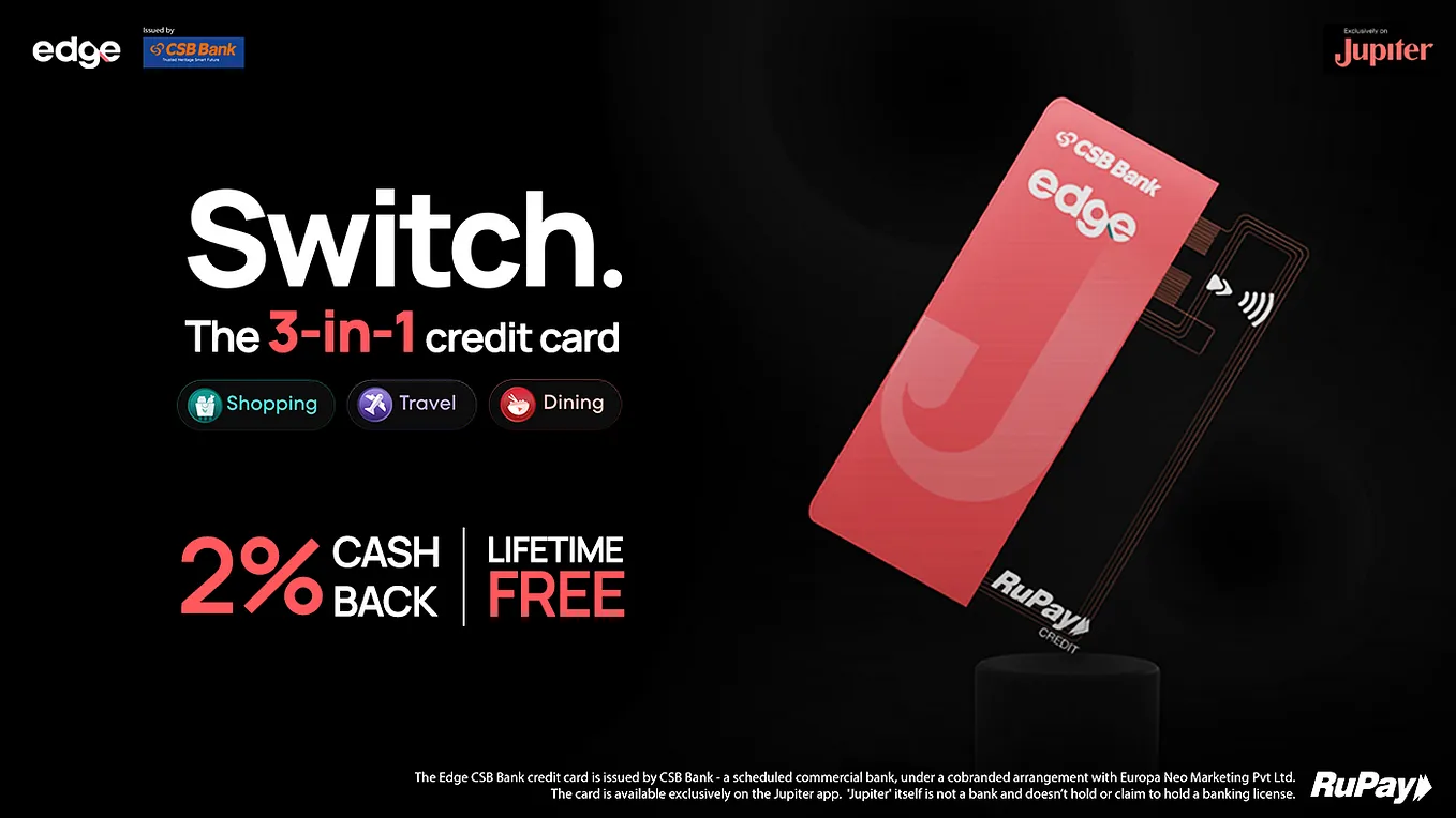 Introducing the 3-in-1 Credit Card: Switch between shopping, travel, and dining for 2% cashback