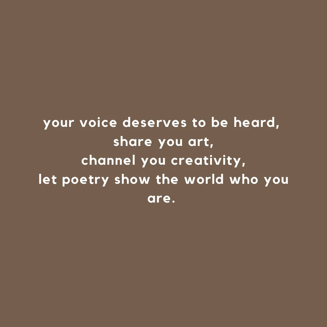 your voice deserves to be heard short poem