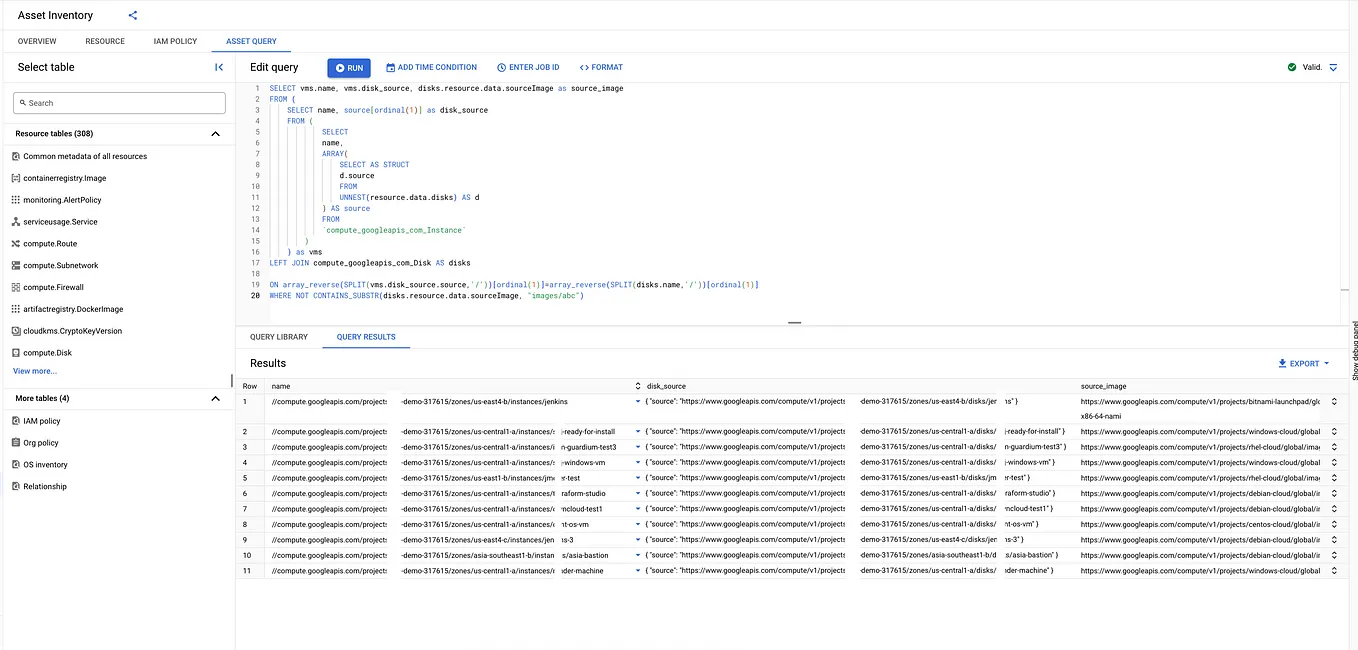 Unveiling GCP Asset Inventory: A Comprehensive Guide to Querying VMs, Disks, and Source Images