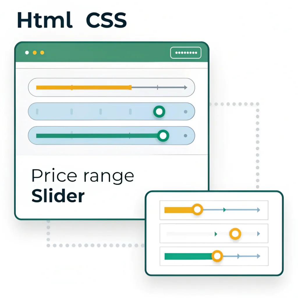 Building a Price Range Slider Without JavaScript — A Pure HTML & CSS Approach