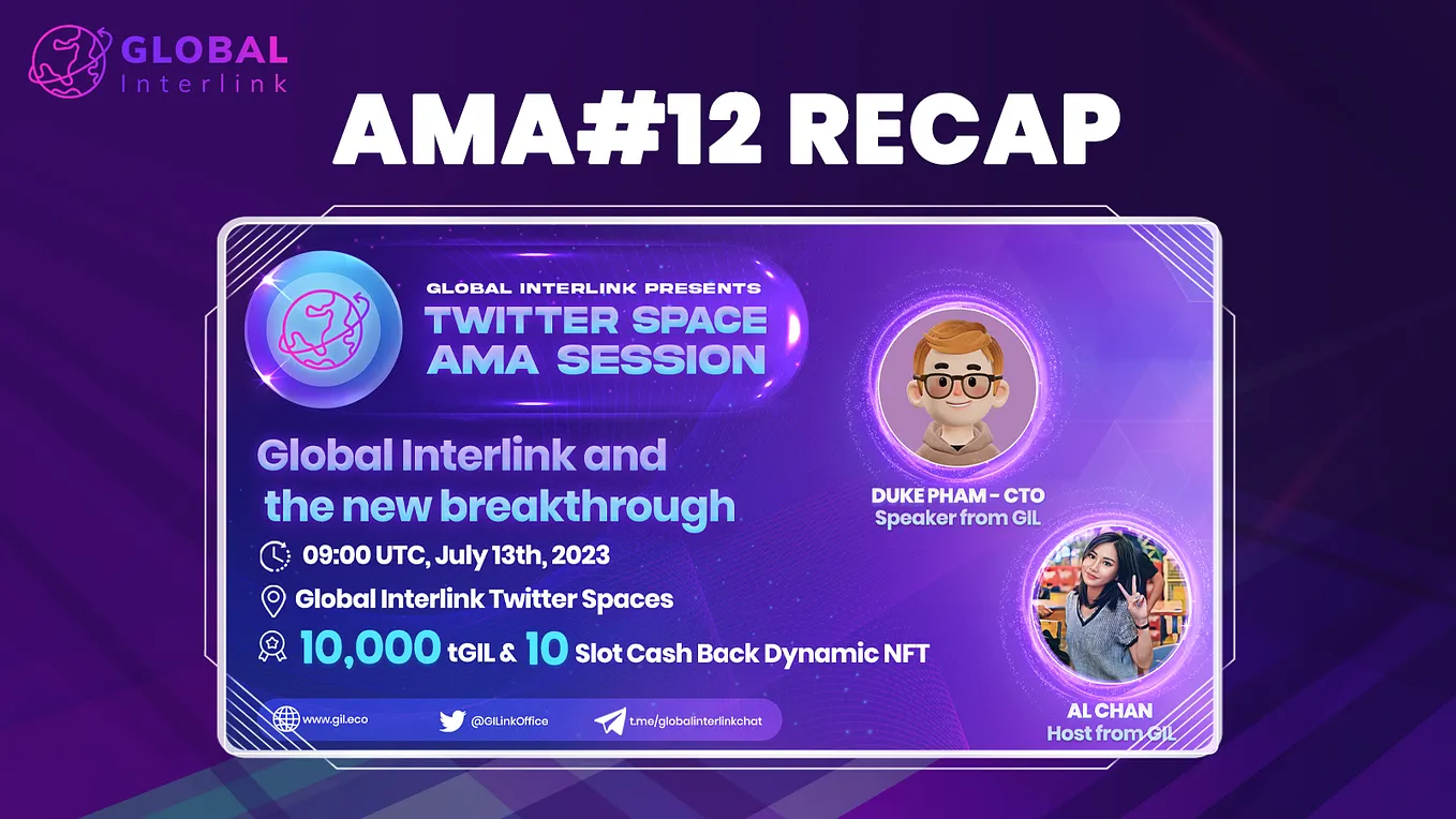 RECAP AMA12: Global Interlink and a new breakthrough