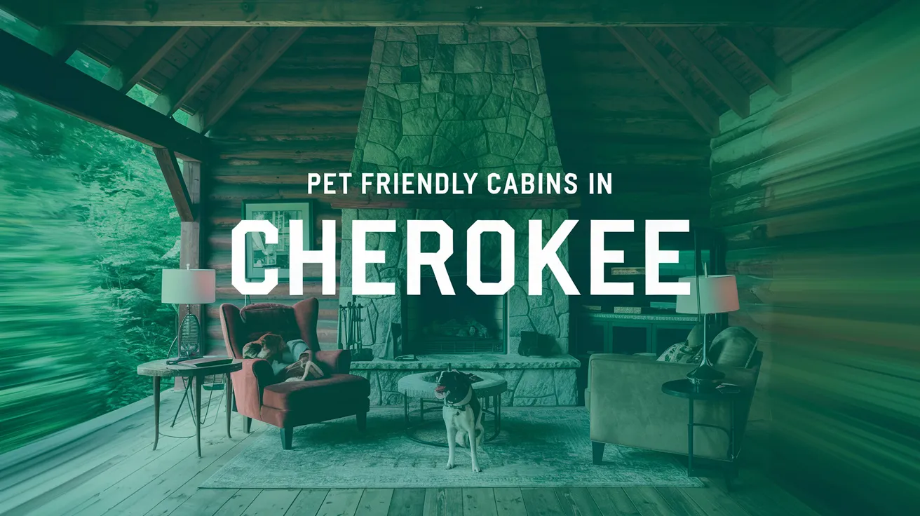 pet friendly cabins in cherokee nc