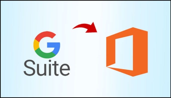 Google to Microsoft 365 Transition