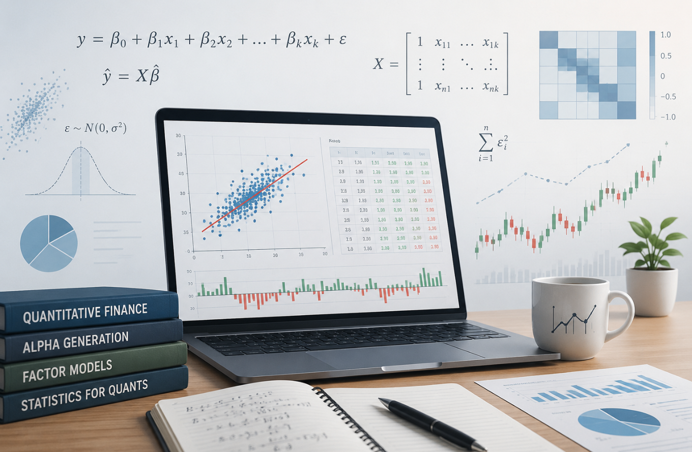 How to Use Linear Regression to Build Alpha Signals: A Practical Quant Trading Framework