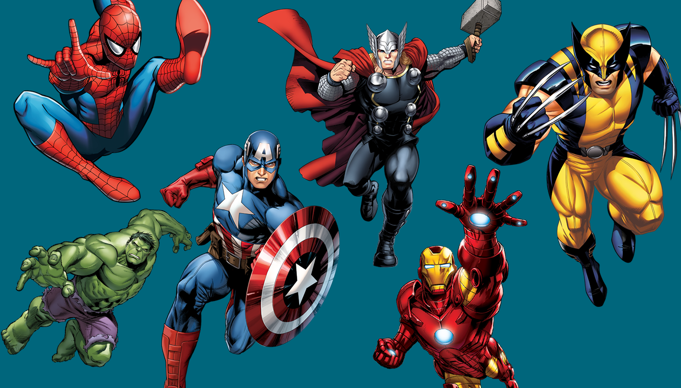 Iconic Marvel Characters in Collectible Figures