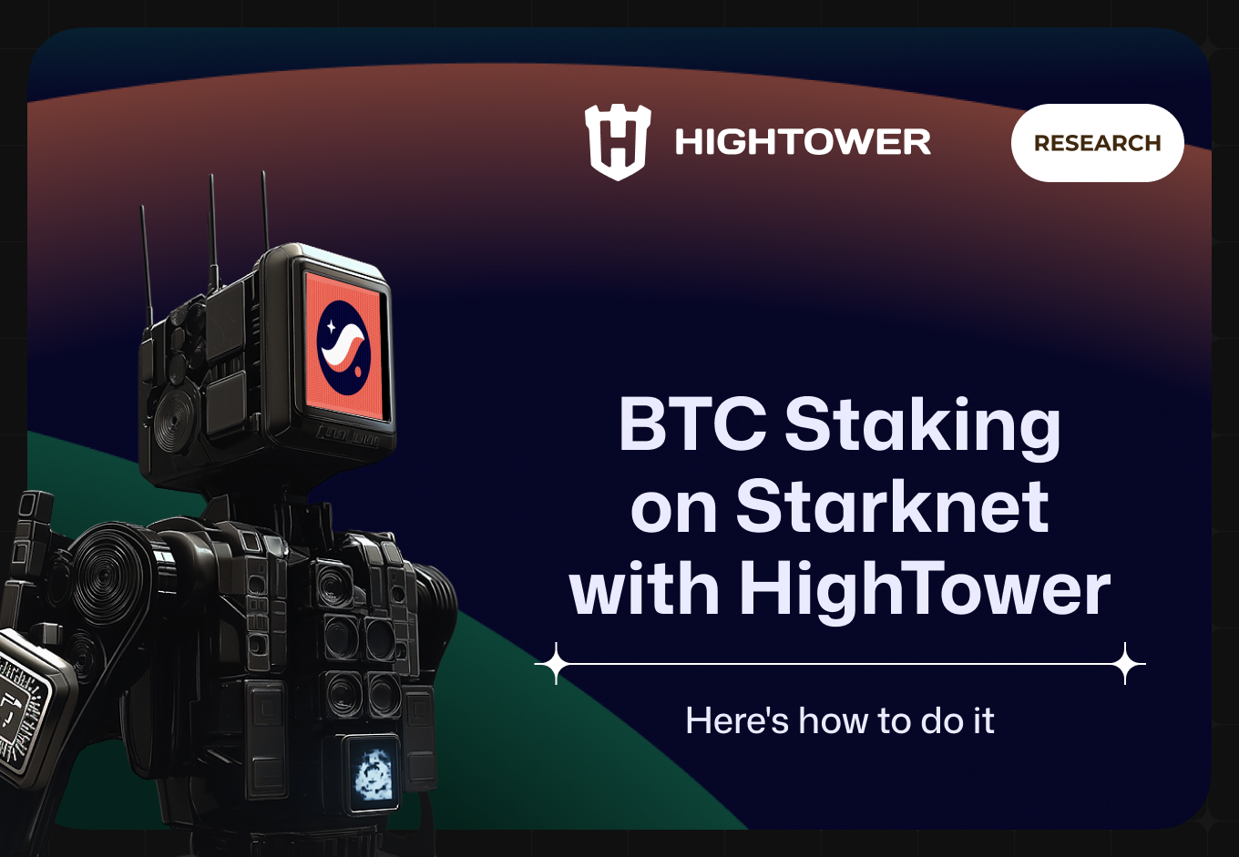 ZWrap BTC & Stake with HighTower on Starknet: Quick Start