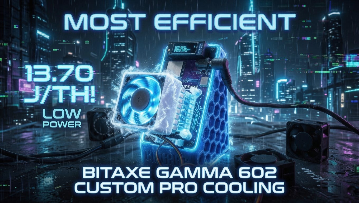 I Turned a Giveaway Bitaxe Gamma 602 Into the Most Efficient One I’ve Ever Owned.