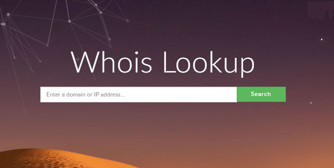 Free Whois Lookup - Whois IP Search & Whois Domain Lookup