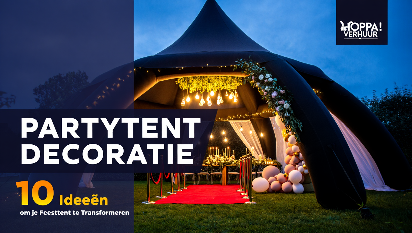 Partytent Decoratie: 10 Ideeën om je Feesttent te Transformeren