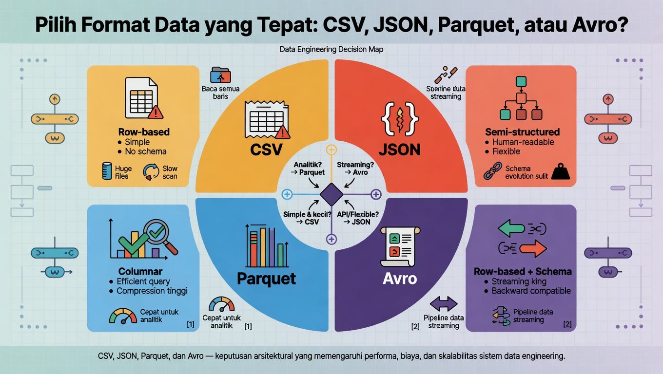 Choosing the Right Data Format: CSV, JSON, Parquet, or Avro?