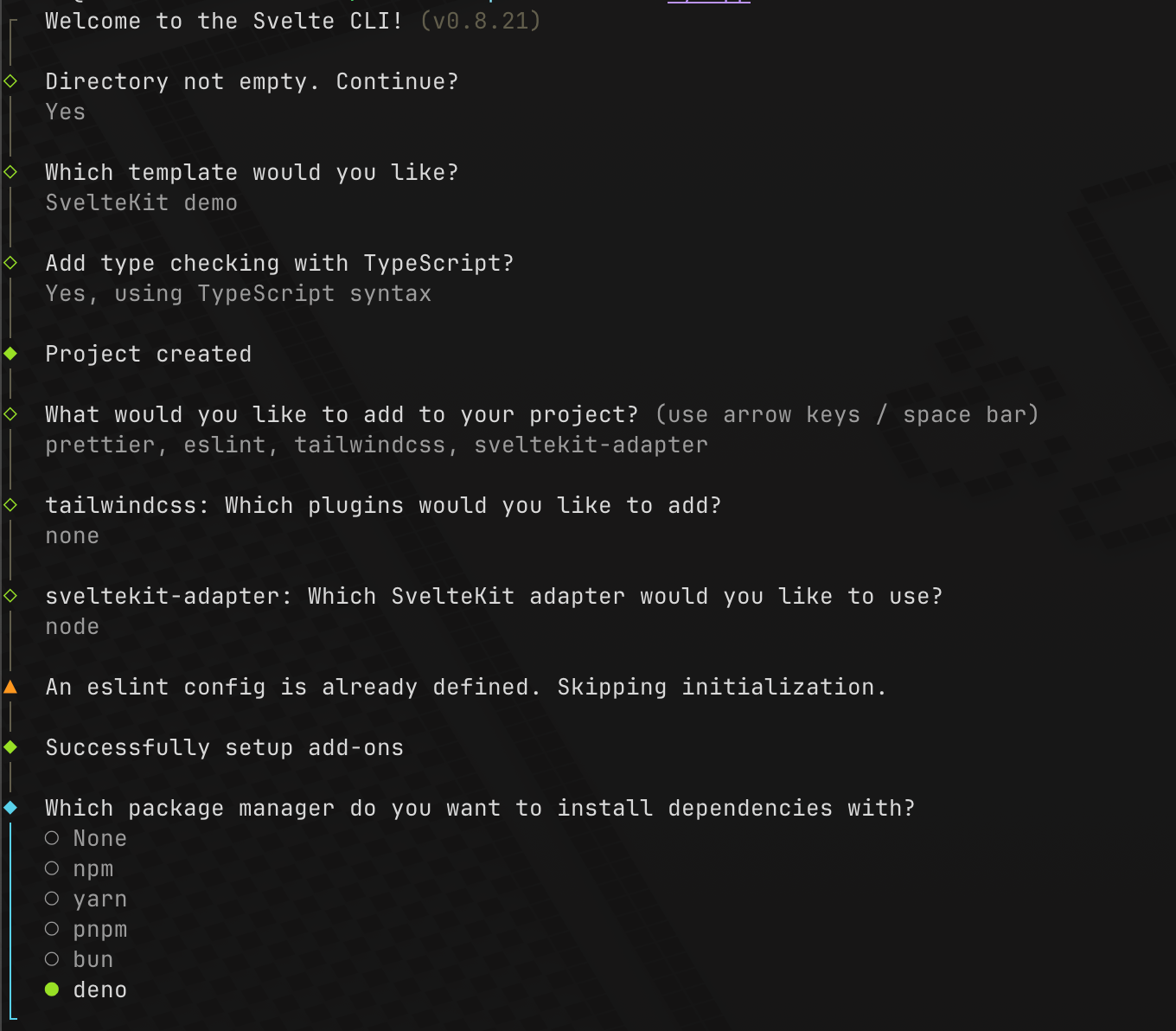 Deploying Svelte projects using Deno
