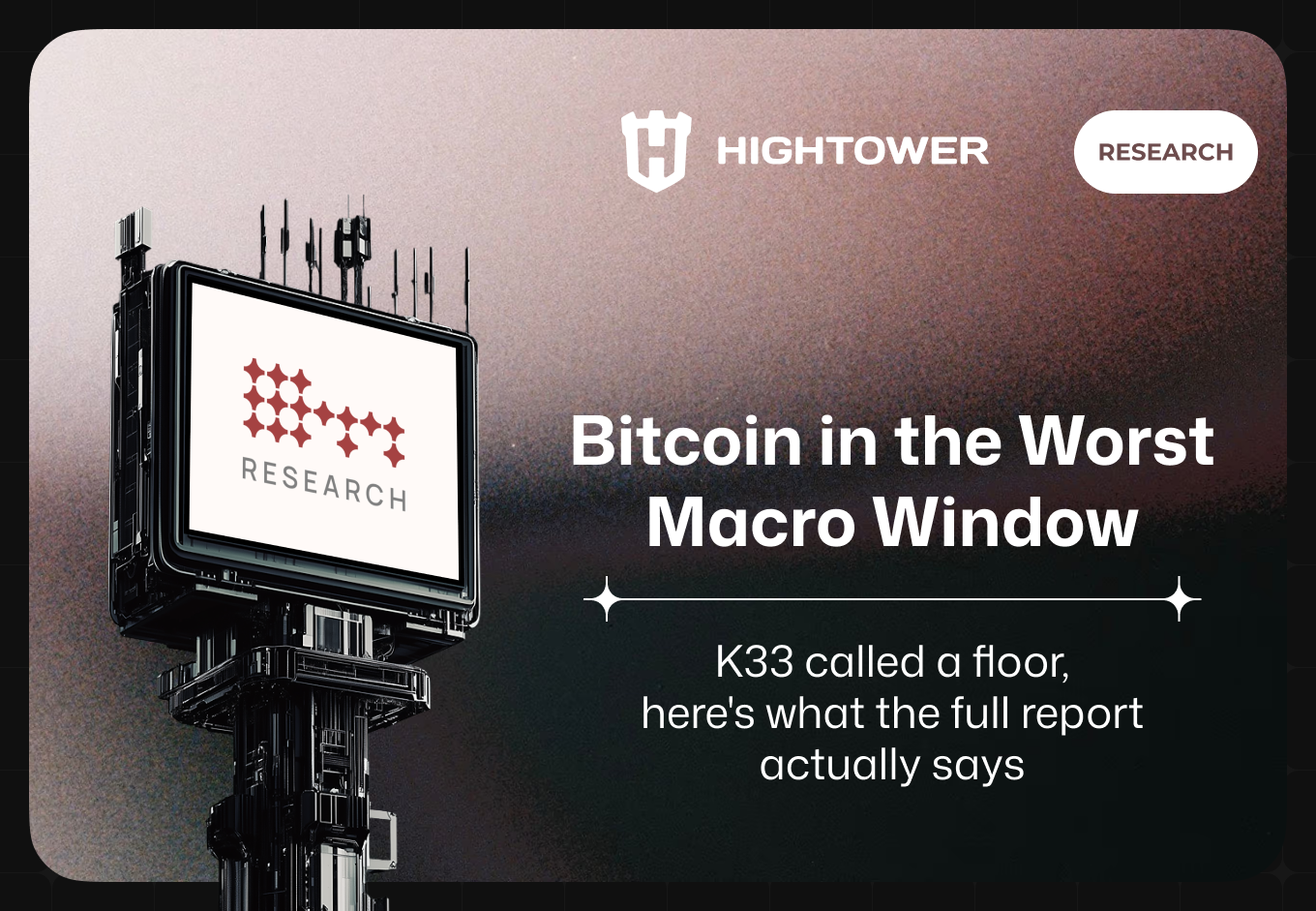 Bitcoin May Be Stabilizing in the Worst Possible Macro Window