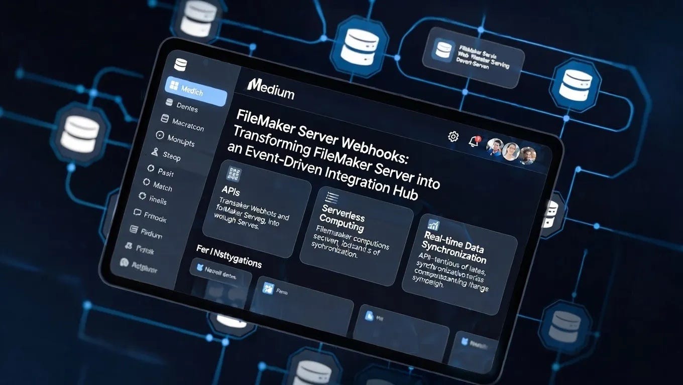 Introducing the FileMaker OData Webhooks Manager