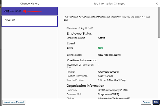 How to change the Hire Date of the employee in SAP Successfactors via OData  API call? | by Innosense | Medium