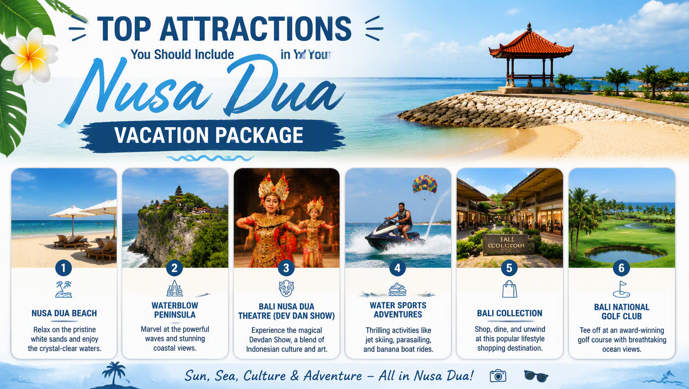 Top Attractions You Should Include in Your Nusa Dua Vacation Package