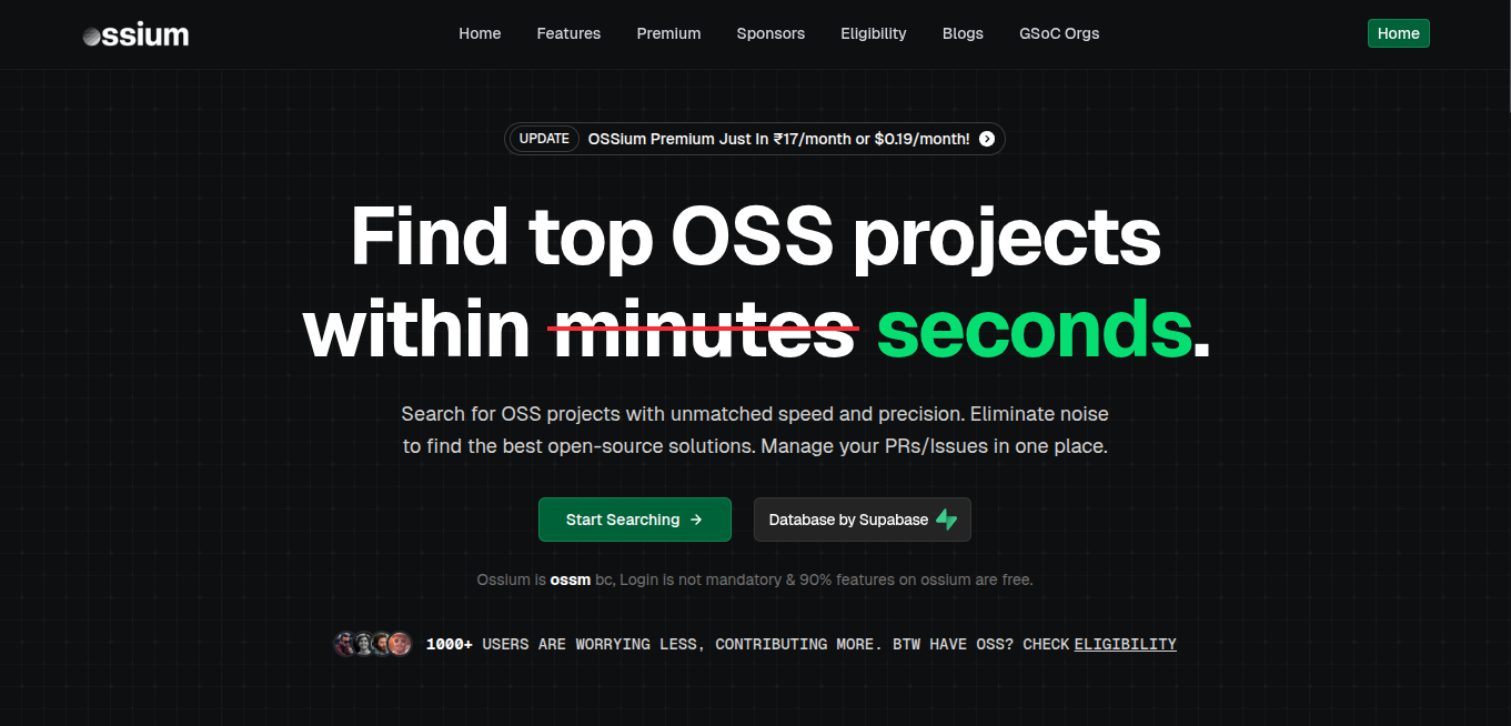 Ossium: The Ultimate Hub for Open Source Discovery, Tracking, and Contribution in 2026